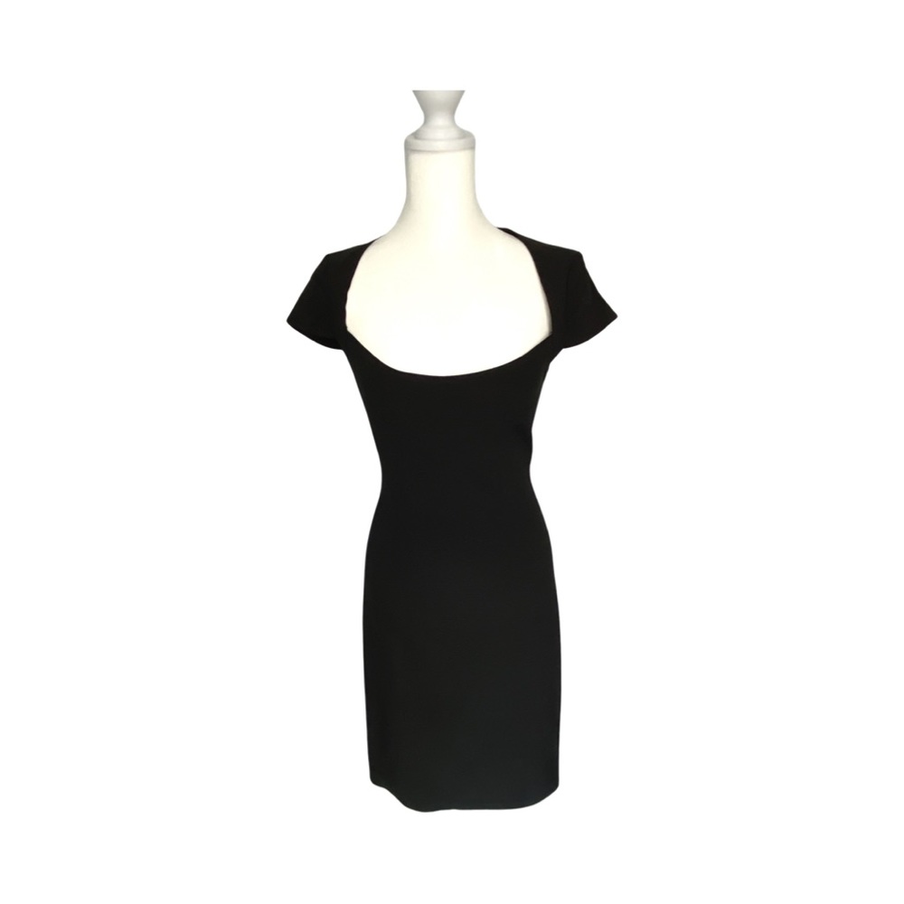 🧜🏼‍♀️ Maria Bianca Nero Form Fitting a classic Black Dress Size Petite - Picture 2 of 11